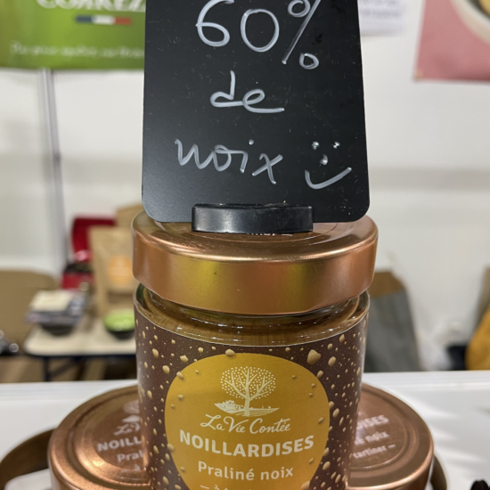 Pâte à tartiner praliné noix – 200g