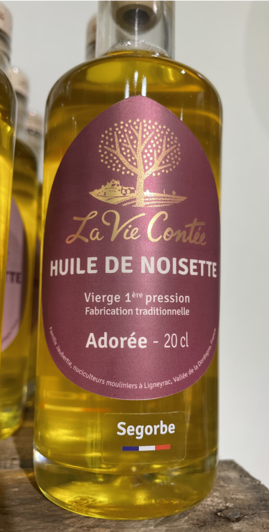 Huile de noisette adorée - 20cl