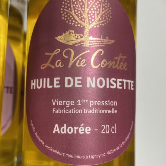 Huile de noisette adorée – 20cl