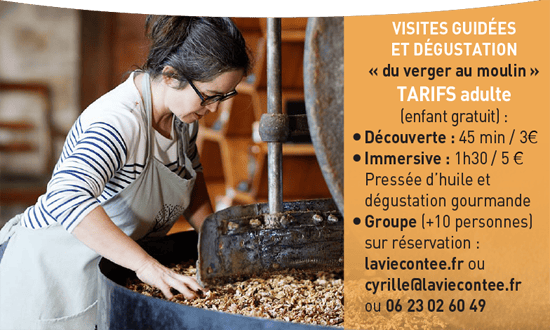 Moulin de La Vite Contée - Visites guidées et dégustation